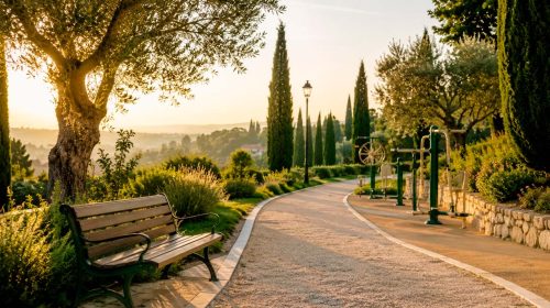 Percorso benessere in giardino