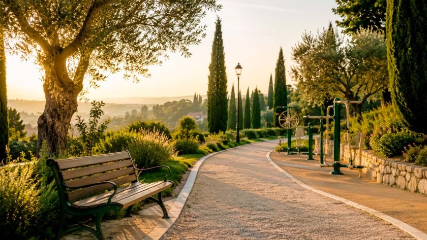 Percorso benessere in giardino